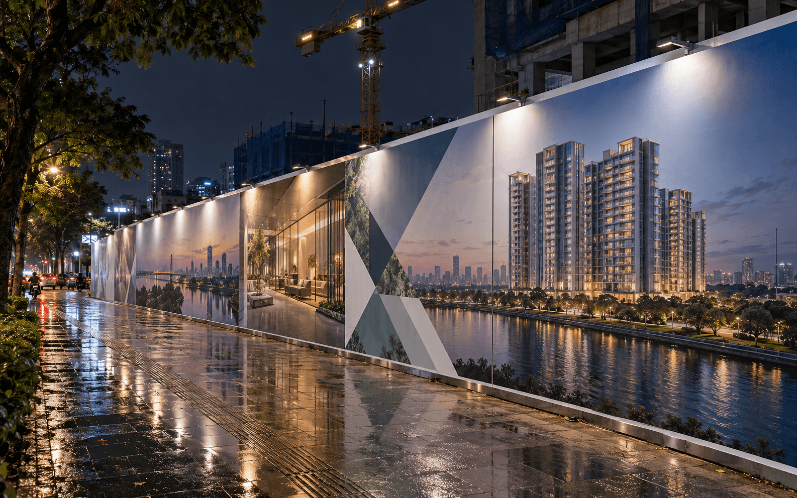 Rào quây công trình tấm phẳng 1.200 m cho khu đô thị Sky Garden – ảnh 5