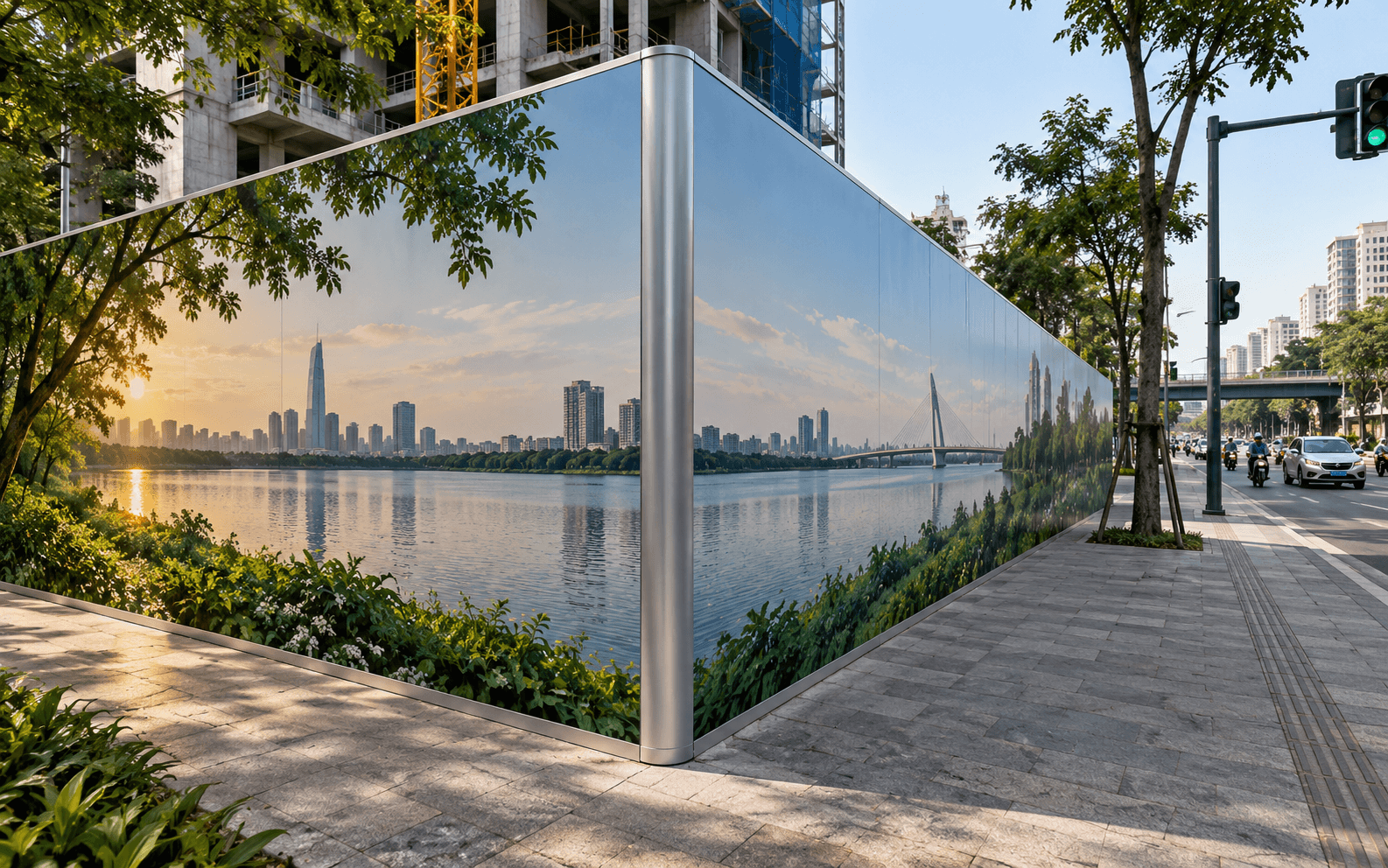 Rào quây công trình tấm phẳng 1.200 m cho khu đô thị Sky Garden – ảnh 3