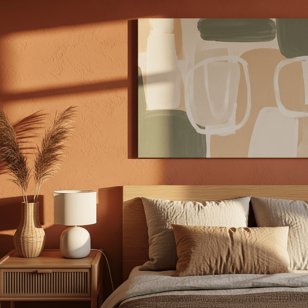 Minh họa: Kết hợp màu sơn với decor handmade: Công thức ấm cúng