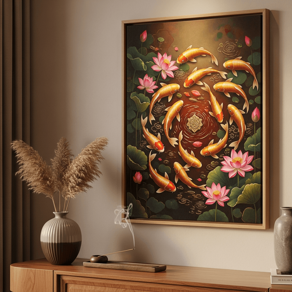 Minh họa: Top 3 dòng tranh phong thủy được khách hàng Huyền My Decor yêu thích nhất 2026