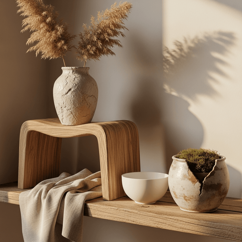 Minh họa: Phân Biệt Organic, Japandi và Wabi Sabi — Bạn Phù Hợp Với Phong Cách Nào?