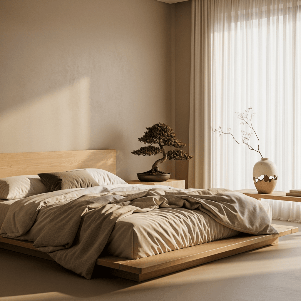 Minh họa: Tổ ấm Japandi — nơi chữa lành và tái tạo năng lượng