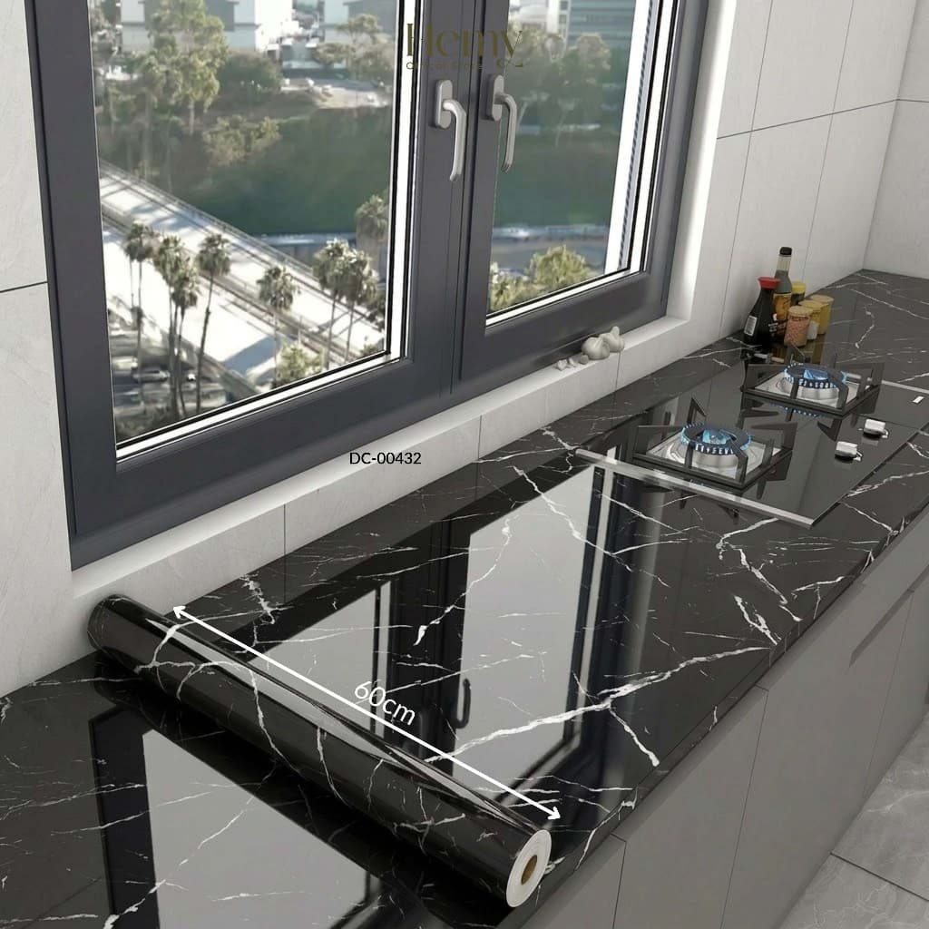 Giấy Decal Dán Bếp Vân Đá Hiện Đại , Decal Chống Dầu Mỡ, Dán Tường Bếp, Chống Nước , Dễ Lau Chùi – HeMy Decor – ảnh 1
