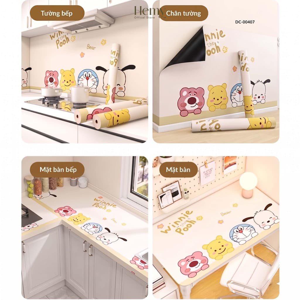 Decal dán bếp chống nước, dễ lau chùi – dán tường, bàn học nhiều mẫu xinh – ảnh 2