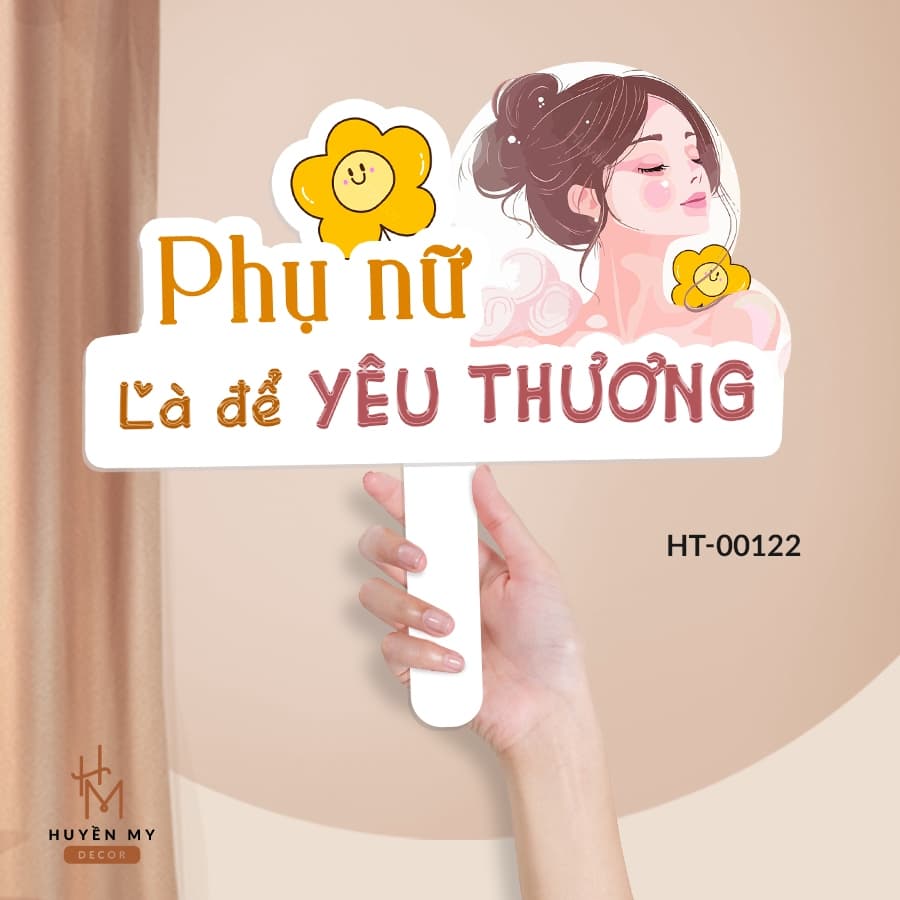 Hashtag Chụp Ảnh Ngày Phụ Nữ Việt Nam 20/10, 8/3 Có Sẵn Tay Cầm – ảnh 2