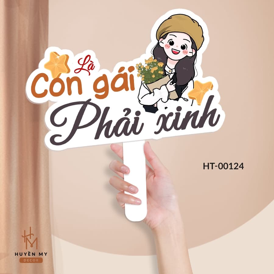 Hashtag Chụp Ảnh Ngày Phụ Nữ Việt Nam 20/10, 8/3 Có Sẵn Tay Cầm