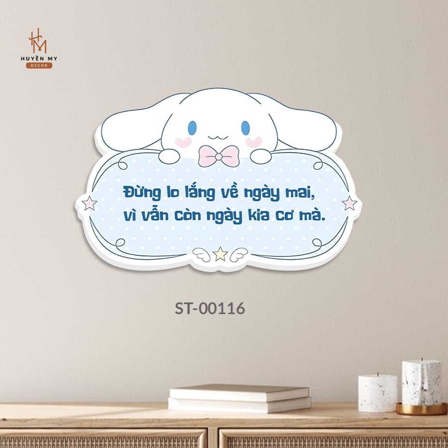 Tranh Dán Sticker Câu Nói Hay, Ý Nghĩa, Trang Trí Phòng Khách