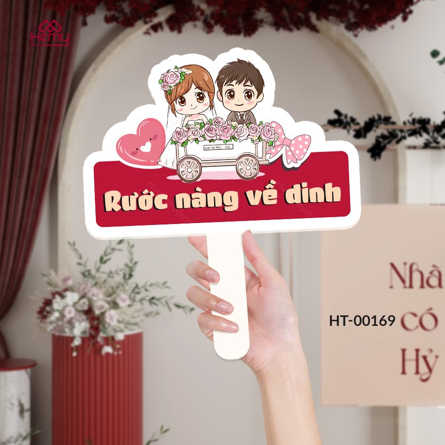 Hashtag Cưới Hỏi Chụp Ảnh Đám Cưới, Phụ Kiện Trang Trí Cầm Tay Đẹp – ảnh 2