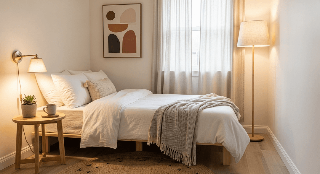 cozy small bedroom minimalist decor