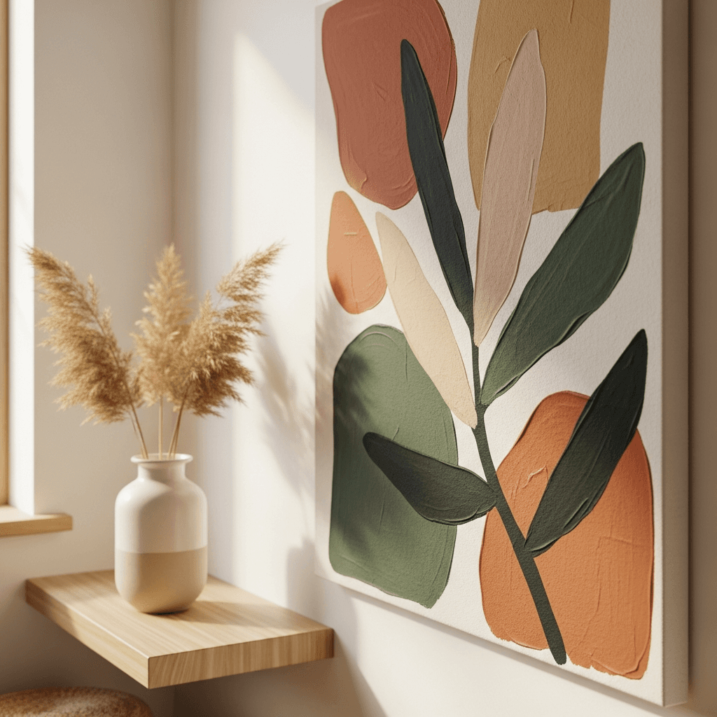 Minh họa: Tranh Canvas — Vẻ đẹp đến từ sự mộc mạc, có chiều sâu